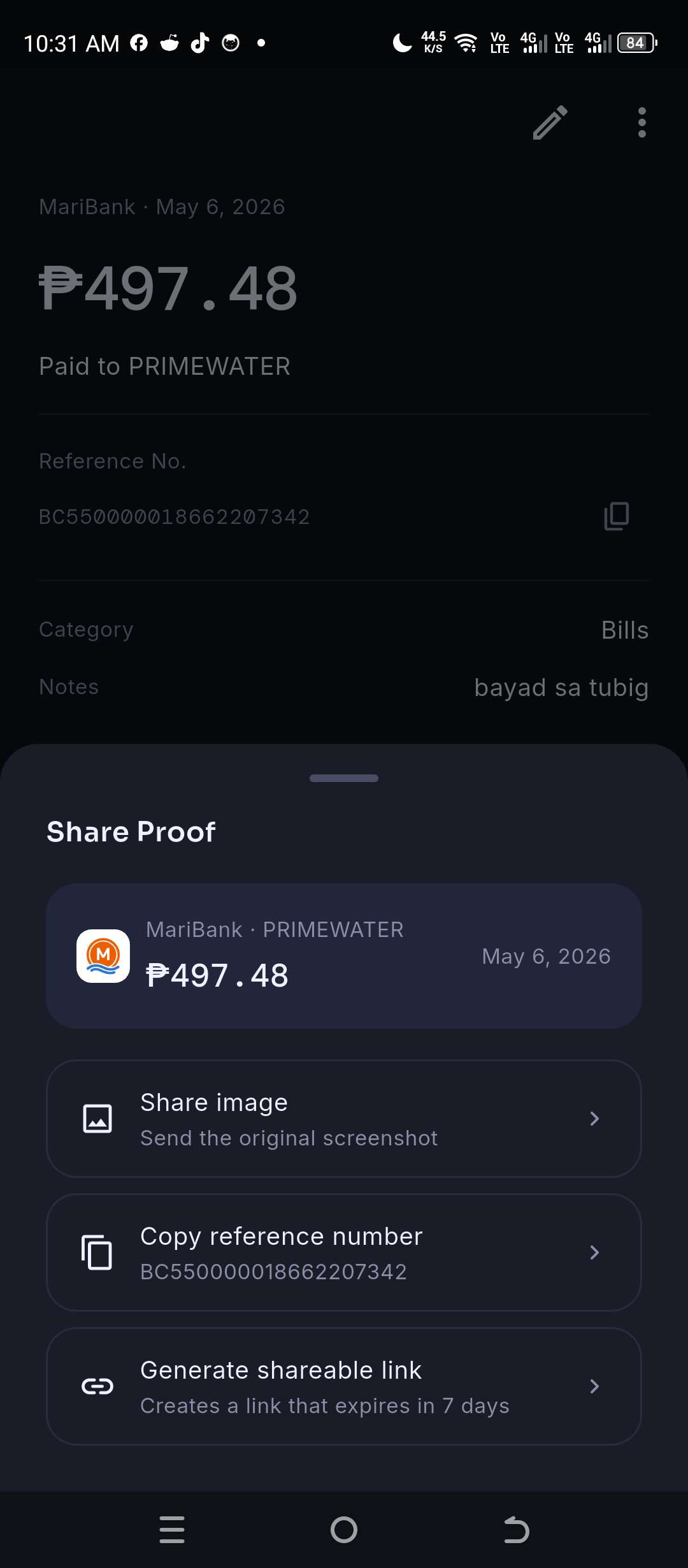 Share Proof